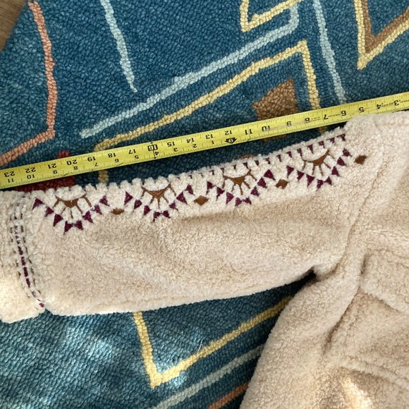 DRIFTWOOD Cream Embroidered Sherpa Jacket | Sundance Catalog - Picture 10 of 13